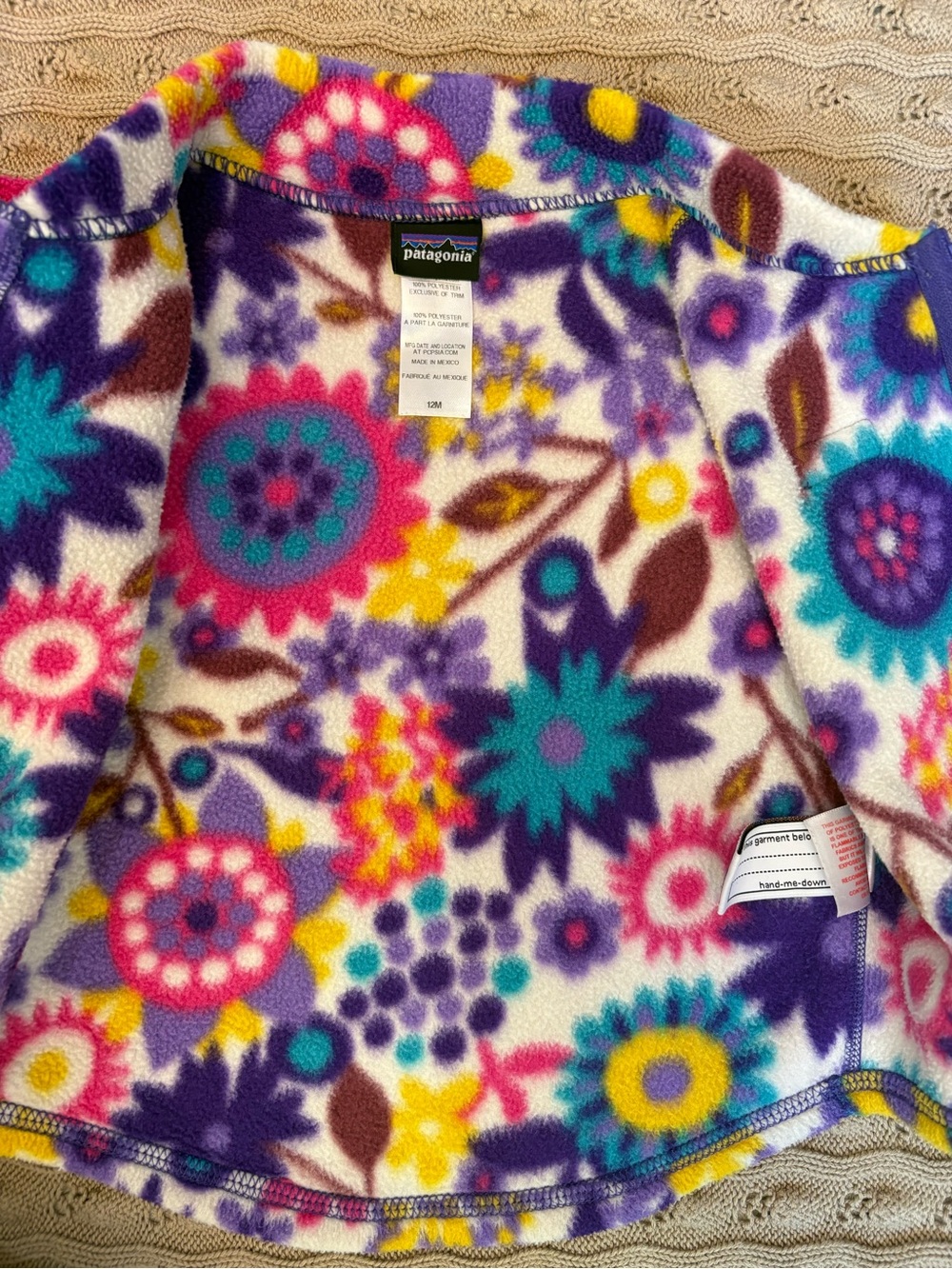 Patagonia 12M-18M Fleece Bundle Vest + Hoodie - Picture 6 of 7